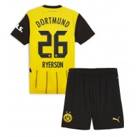 Echipament fotbal Borussia Dortmund Julian Ryerson #26 Tricou Acasa 2024-25 pentru copii maneca scurta (+ Pantaloni scurti)